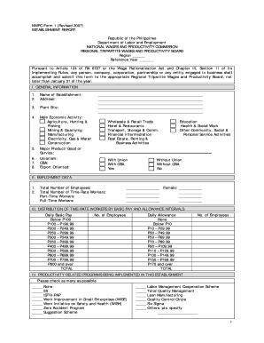 NWPC launches online submission of Annual Establishment Report on .